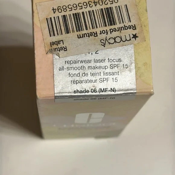 Clinique repair wear laser focus all smooth makeup SPF 15 shade 06 NIB